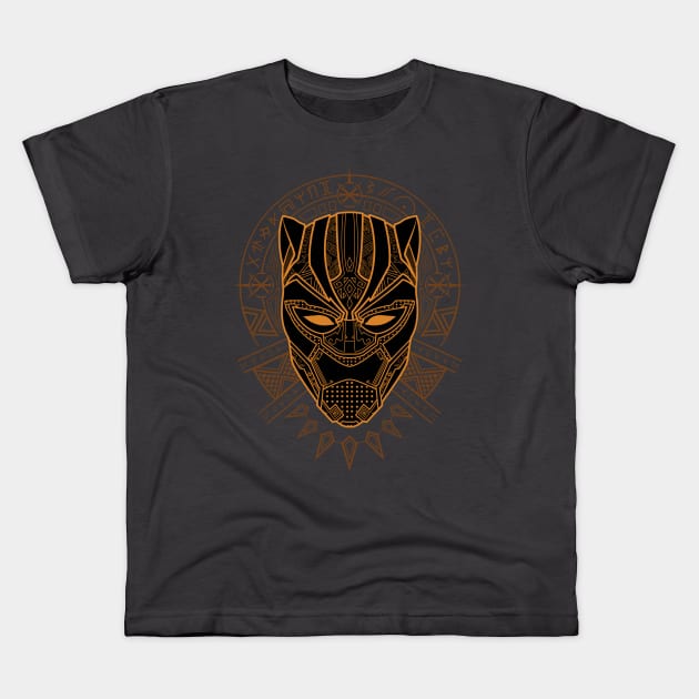 T'Challa Kids T-Shirt by CinemaArt